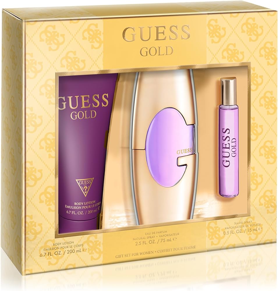 GUESS GOLD 3 Piece Set