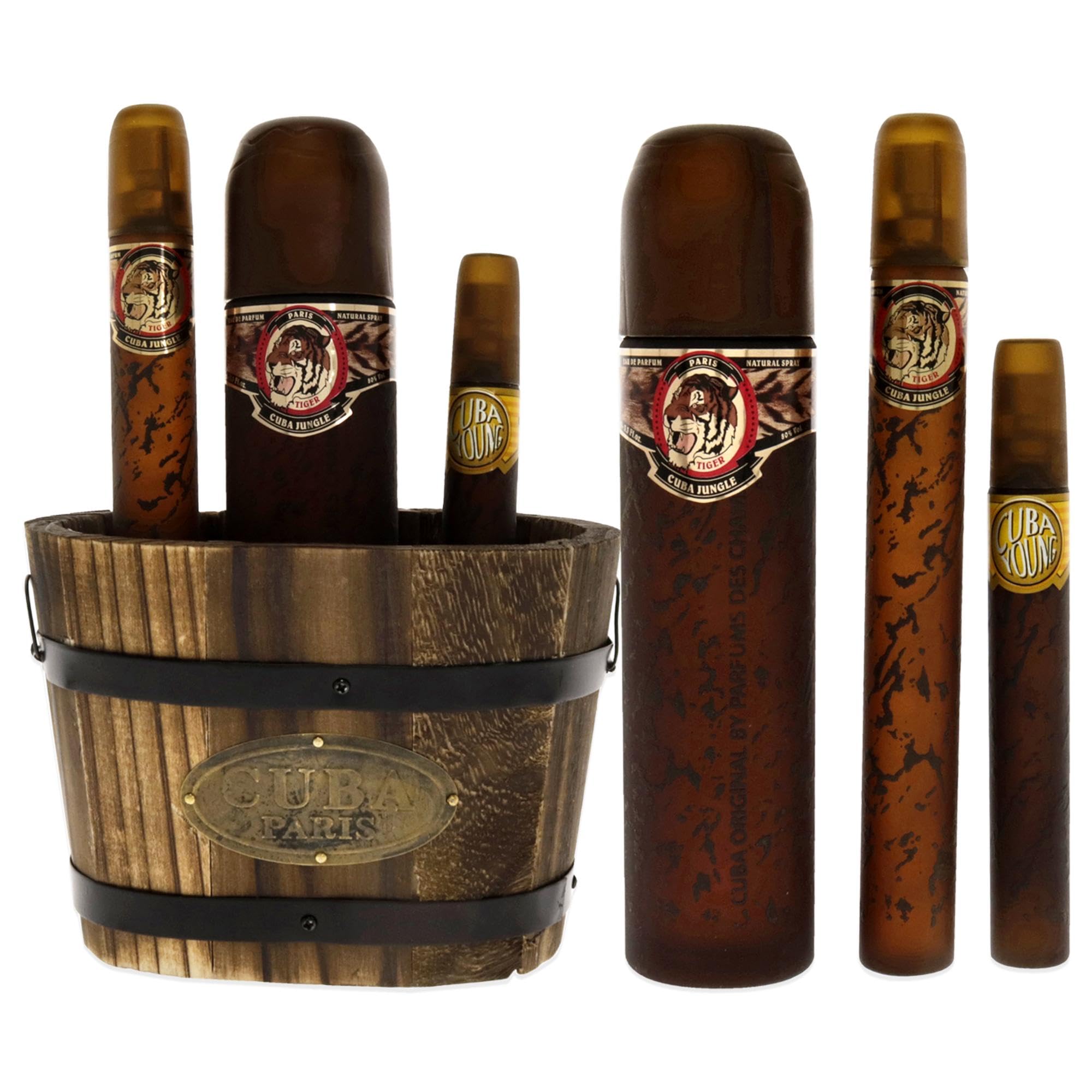 CUBA JUNGLE TIGER BUCKET 3 Piece Set